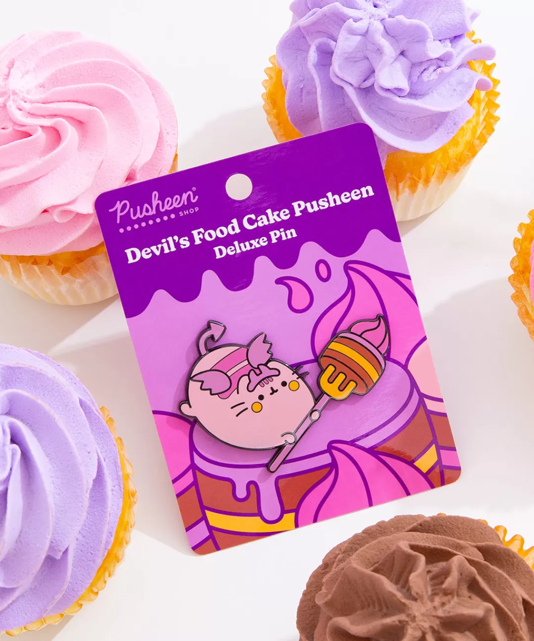 Store JinSheu Devil'S Food Cake Pusheen Deluxe Pin