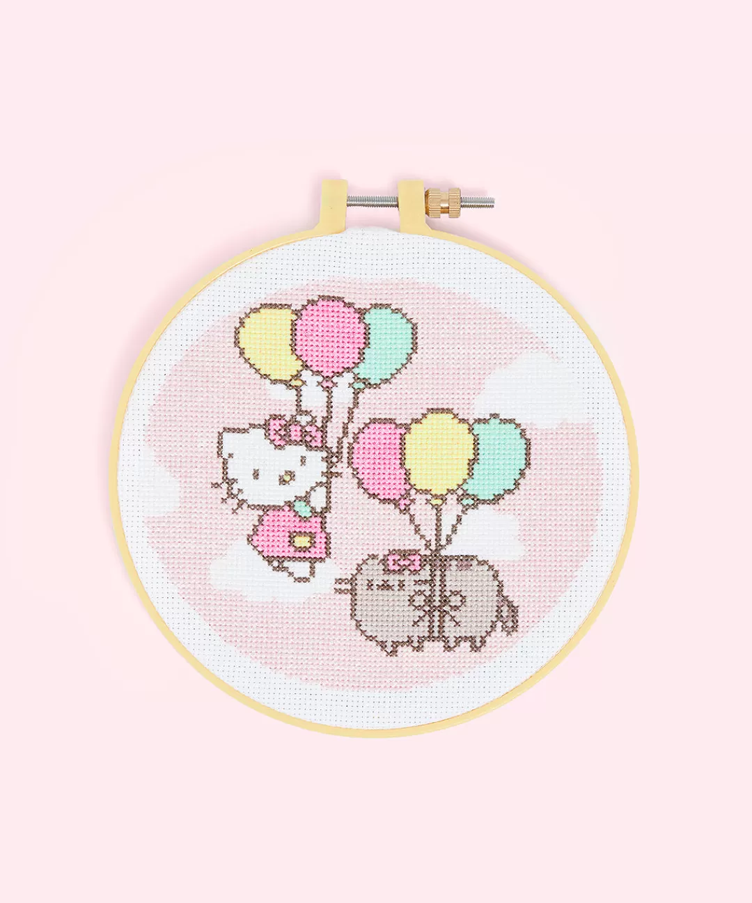 Store Stitch & Story Hello Kitty® X Pusheen® Cross-Stitch Kit