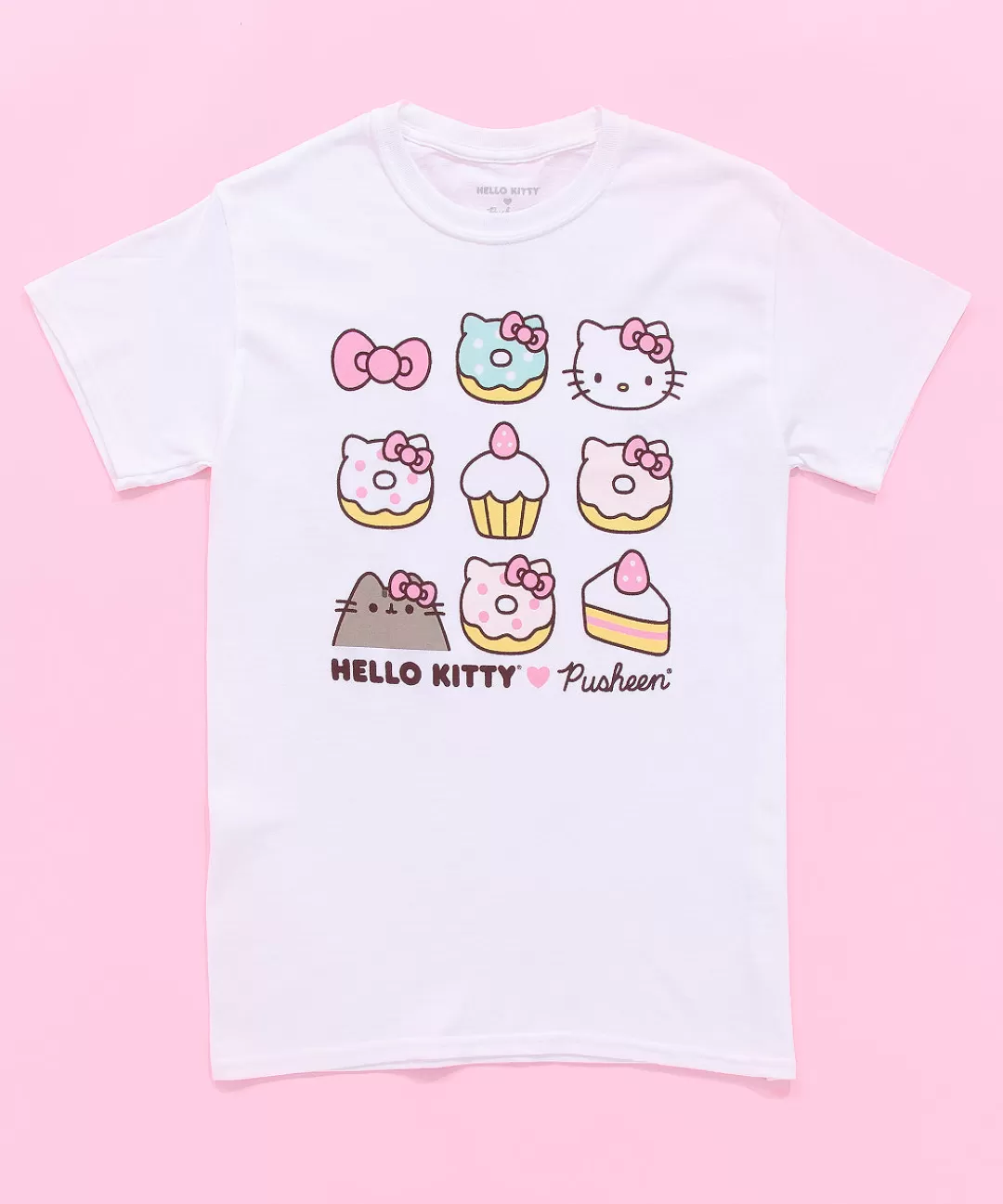 New Hybrid Hello Kitty® X Pusheen® Ladies Tee