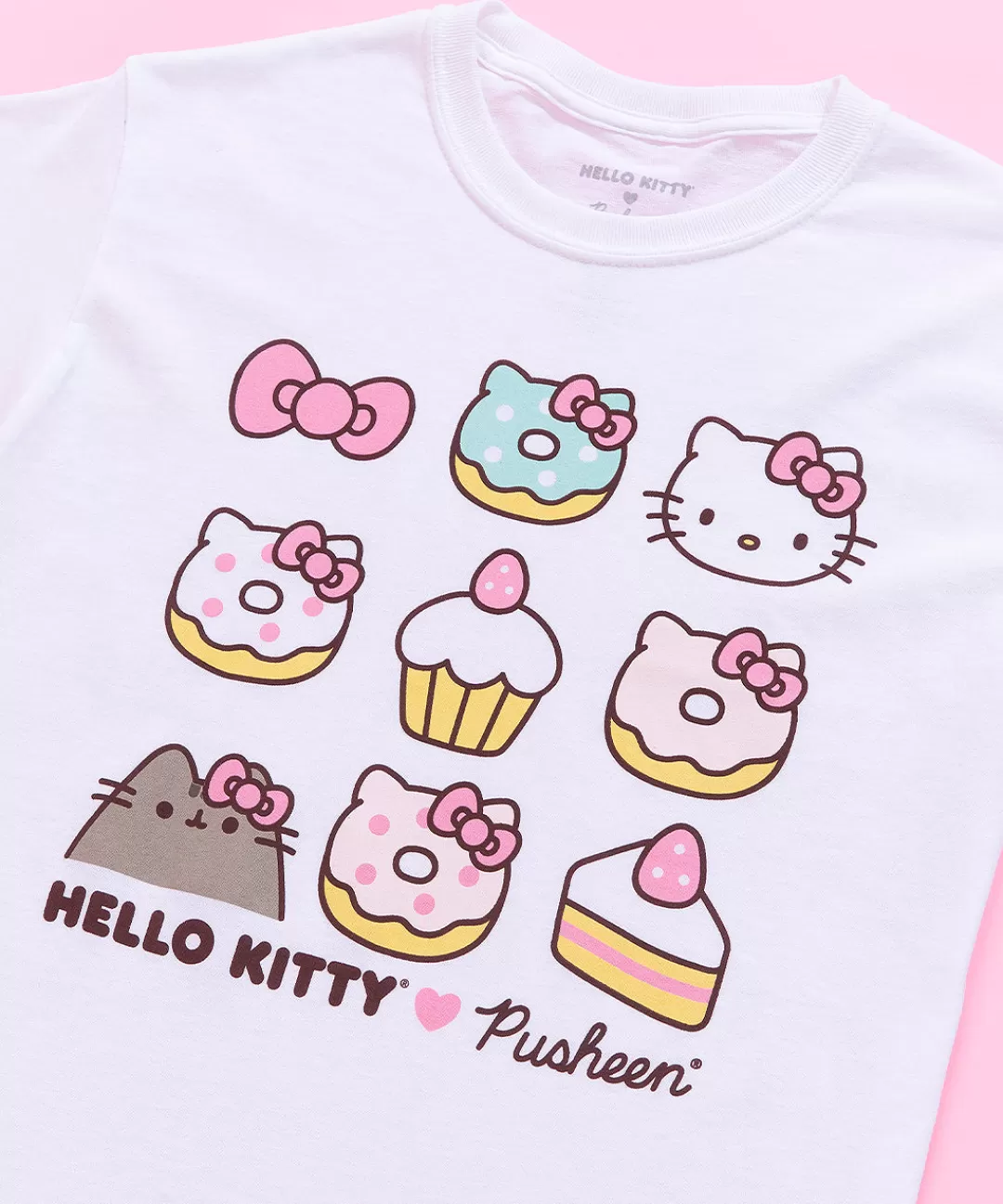 New Hybrid Hello Kitty® X Pusheen® Ladies Tee