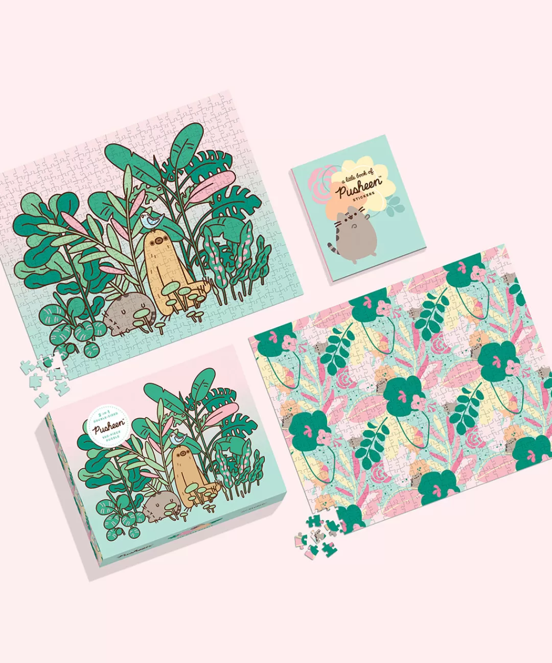 Cheap Running Press Pusheen Double-Sided 500-Piece Puzzle