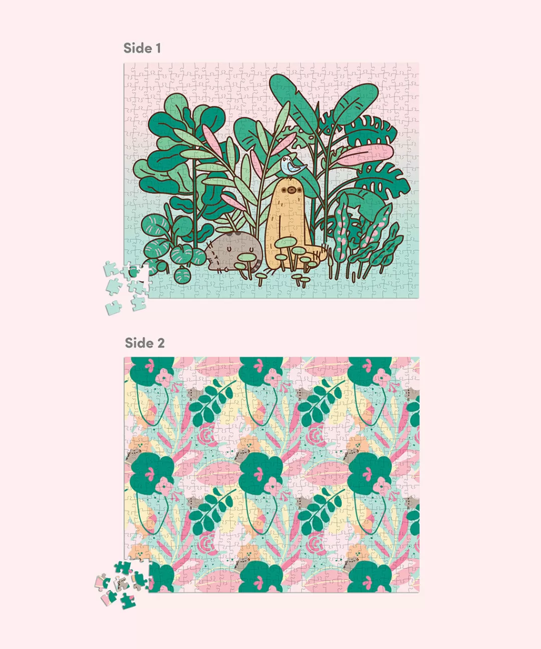 Cheap Running Press Pusheen Double-Sided 500-Piece Puzzle