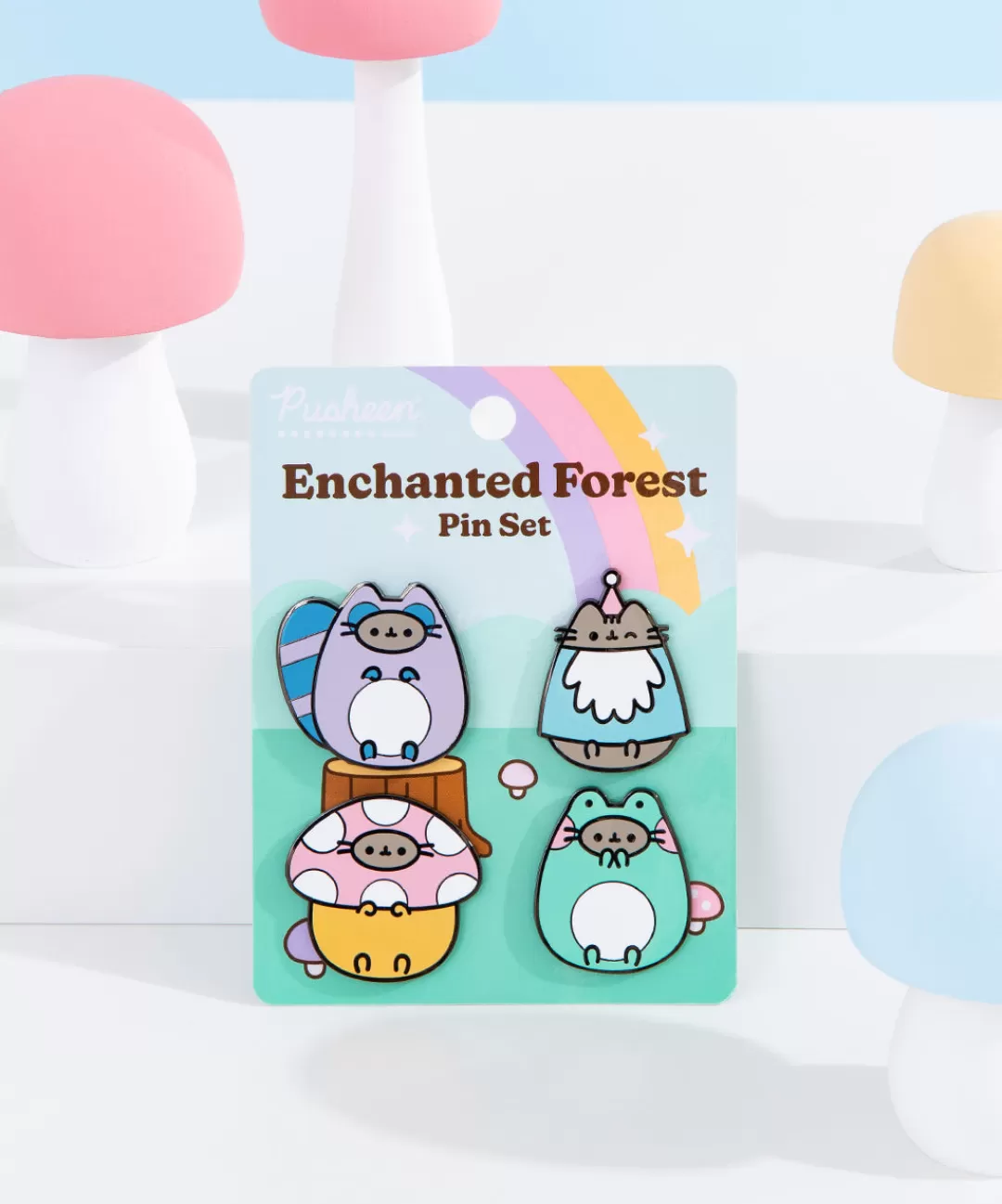 Store JinSheu Pusheen Enchanted Forest Pin Set