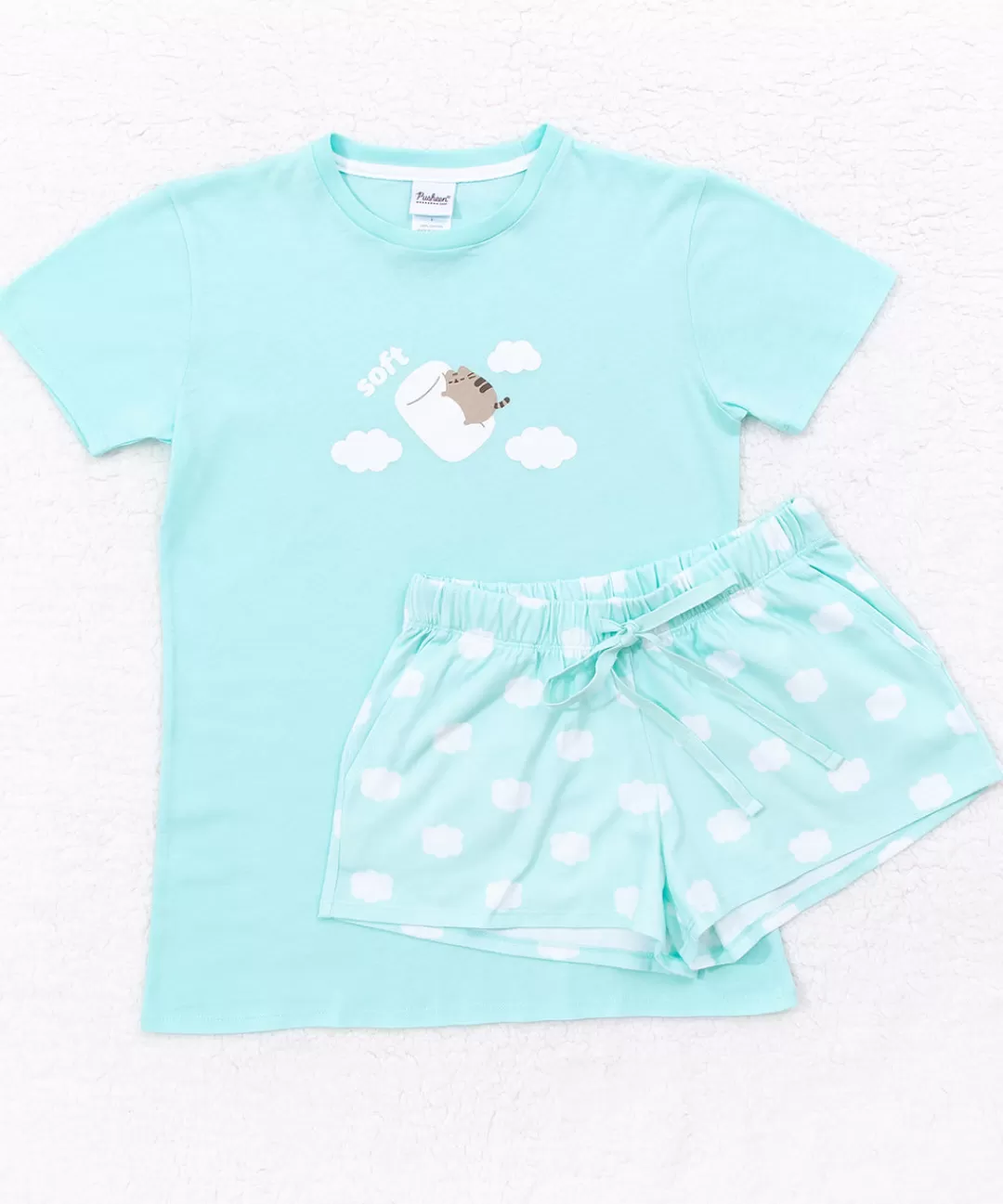 Best ACDC Pusheen Marshmallow Dreams Ladies Pajama Set