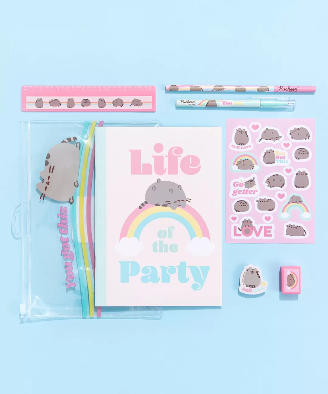 Cheap Blueprint Pusheen Rainbow Stationery Set