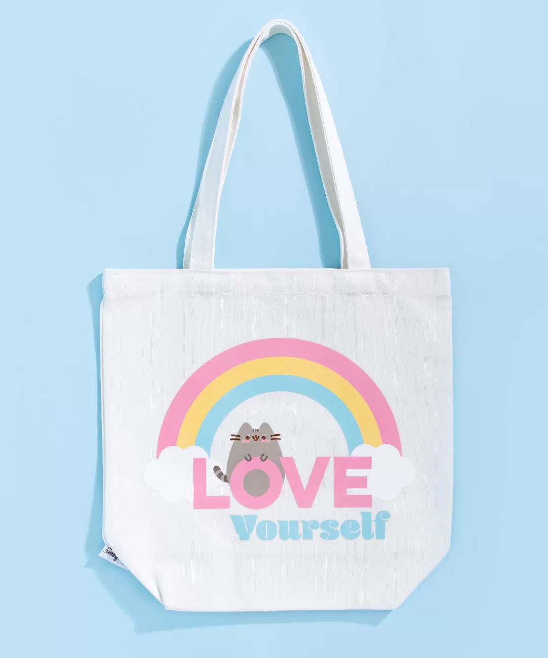 Shop Blueprint Pusheen Rainbow Tote Bag