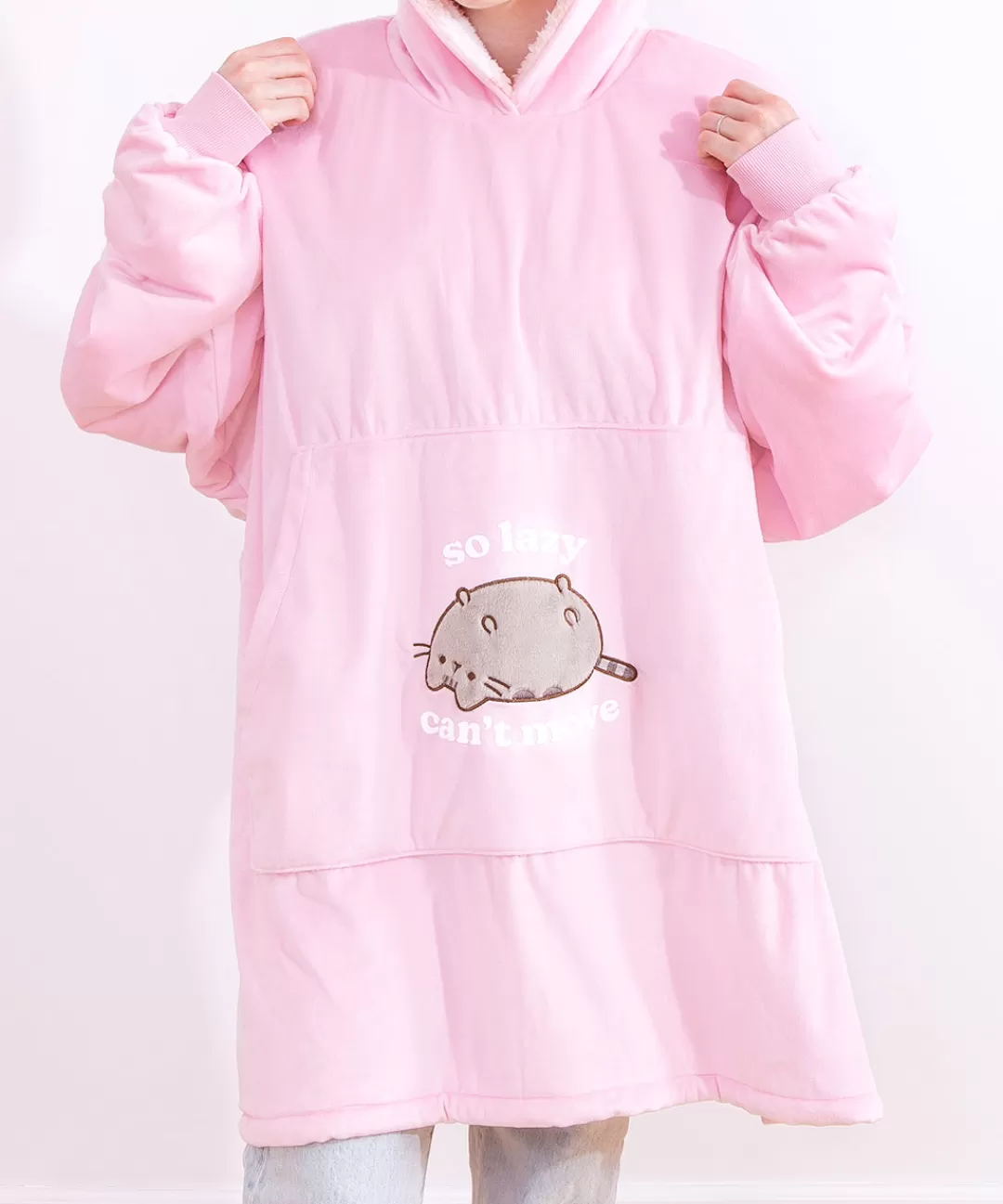 Flash Sale ACDC Pusheen Wearable Blanket Hoodie