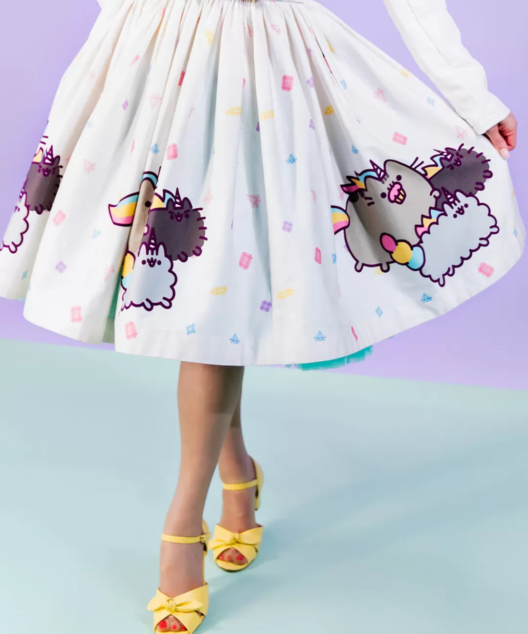 Clearance Sarsparilly Pusheenicorn Magical Jewel Skirt